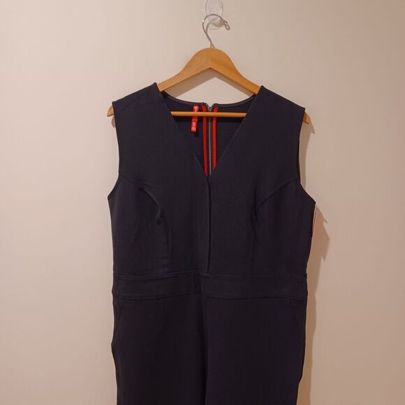 SPANX Black Wide Leg Jumpsuit - Picture 3 of 11